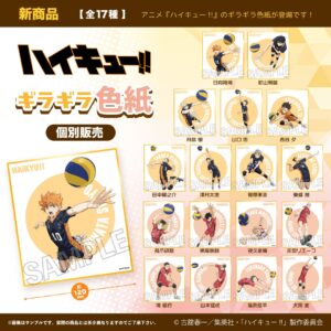 ハイキュー!!　ギラギラ色紙